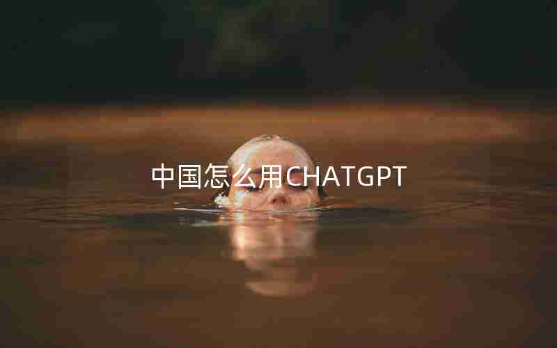 中国怎么用CHATGPT