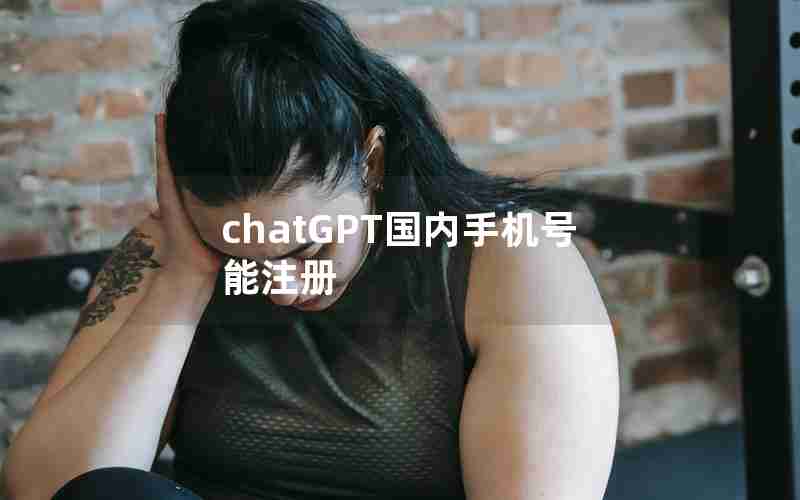 chatGPT国内手机号能注册